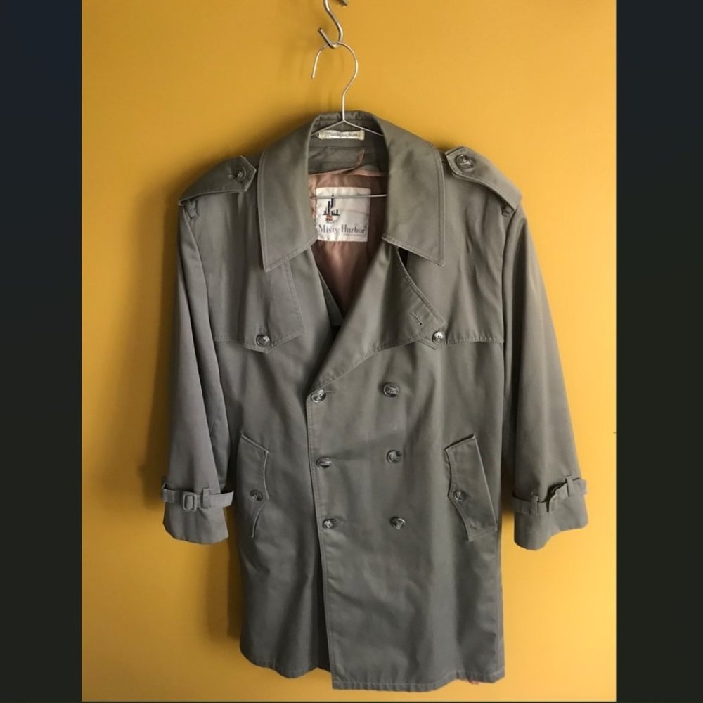 Misty Harbor Trench Coat